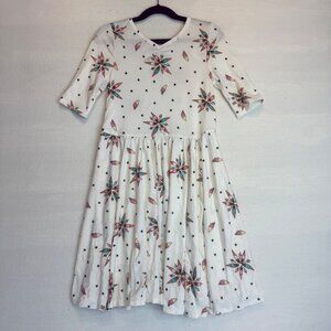 Dotdotsmile Dress Size 8/10 New With Tags Ice Cream Print